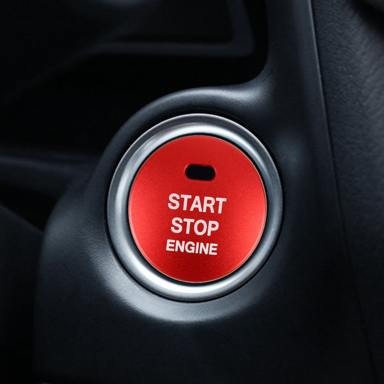 3D Aluminium Alloy Engine Start/Stop Button Accent Trim for Mazda