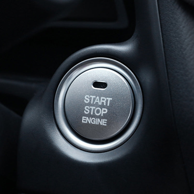 3D Aluminium Alloy Engine Start/Stop Button Accent Trim for Mazda