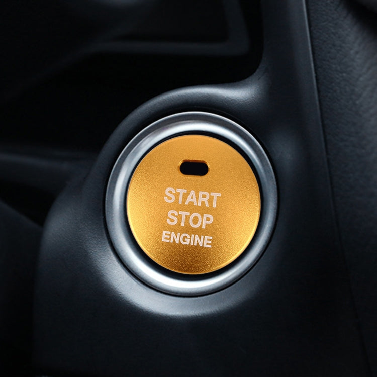 3D Aluminium Alloy Engine Start/Stop Button Accent Trim for Mazda