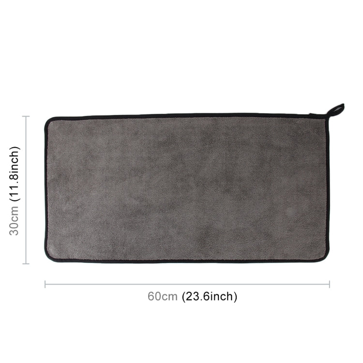 60 x 30cm Microfiber Absorbent Cleaning Drying Clean Cloth Washing Car Care Wash Towel, 60 x 30cm
