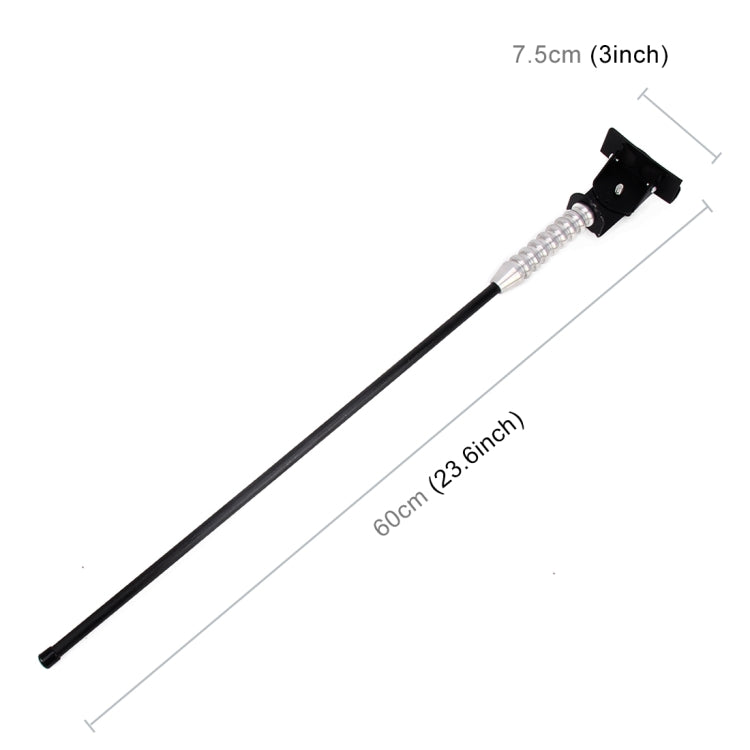 PS-411 Universal Car Auto Modified Decoration Extensile Aerial Glass-mount Cellular Antenna, Length: 60cm