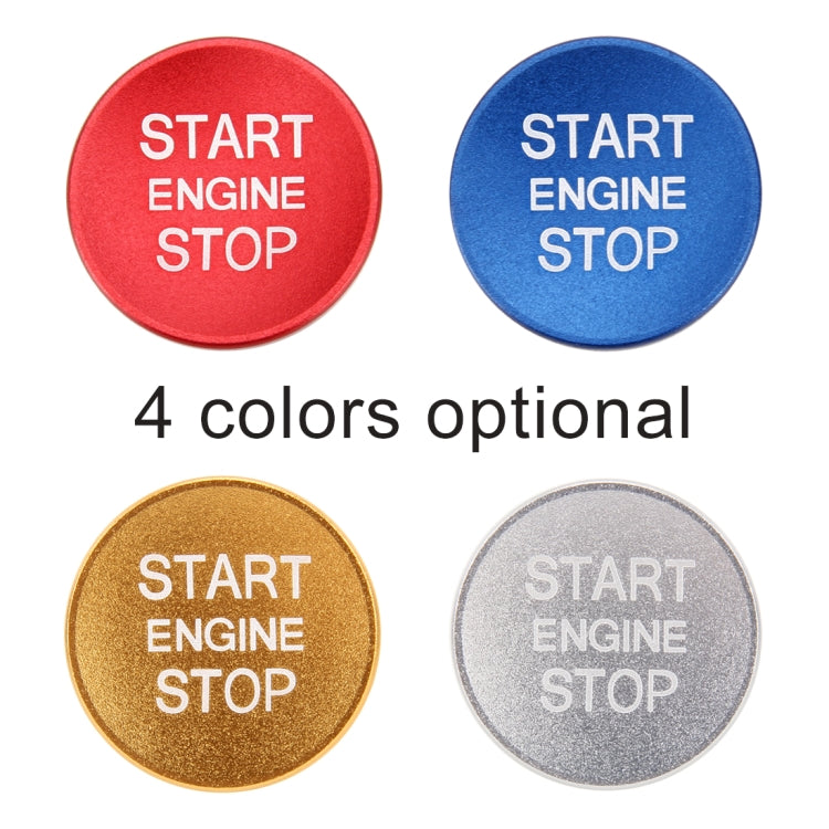 Sleek Aluminium Alloy Engine Start Key Trim for Audi - Effortless Peel & Stick Upgrade
