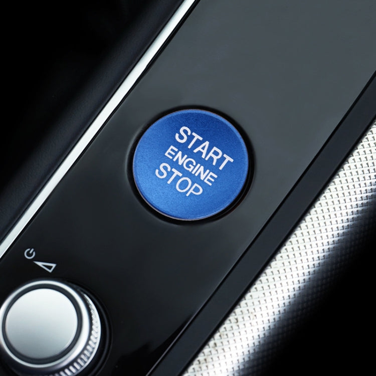 Sleek Aluminium Alloy Engine Start Key Trim for Audi - Effortless Peel & Stick Upgrade
