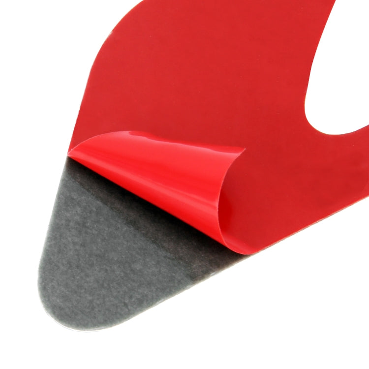 2 PCS Carbon Fiber Car-Styling Fender Reflective Bumper Decorative Strip, Inner Reflection + External Carbon Fiber