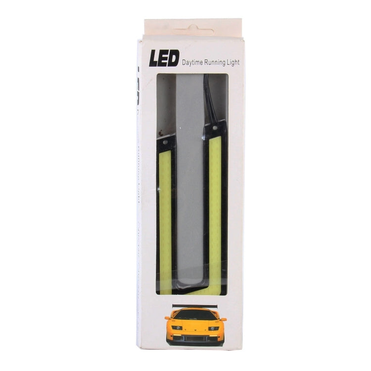 2 PCS DC 12V 10W 800LM 5500K COB Car DRL Daytime Running Lights Lamp,Cable Length:50cm