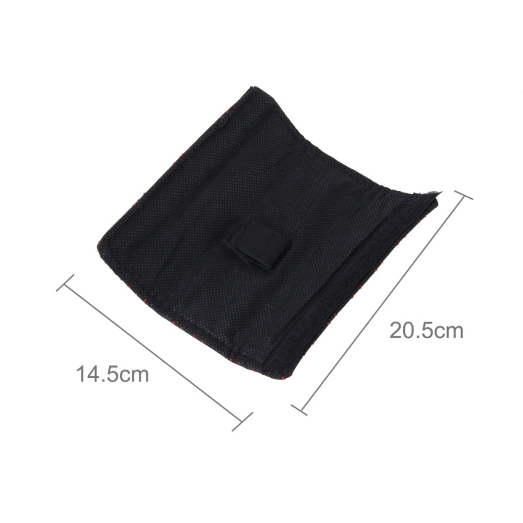 Luxury 5-Piece Car Interior Enhancement Kit: Hand Brake Cover, Shift Knob Cushion, Gear Stick Pad, and Rear View Mirror Cover