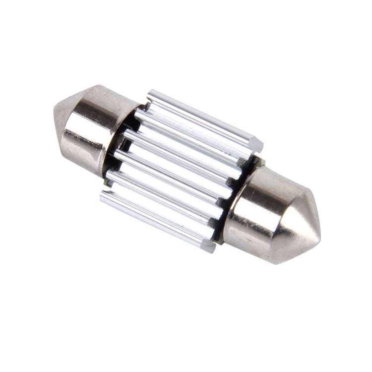 2 PCS DC 12V 2W 31MM 8 SMD-3528 LEDs Bicuspid Port Decoding Car Dome Lamp LED Reading Light