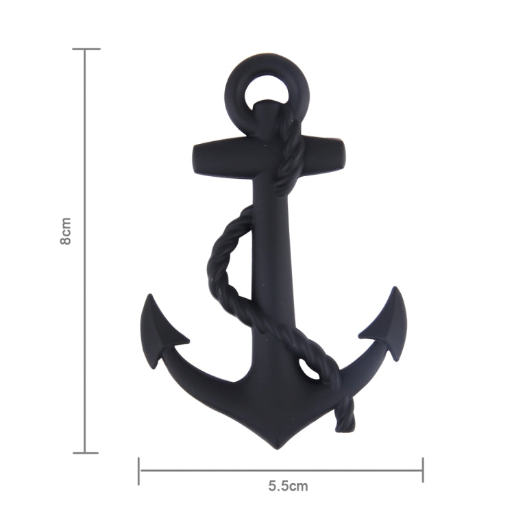 Ship Anchor Shape Car Auto Metal Free Stickers, Anchor