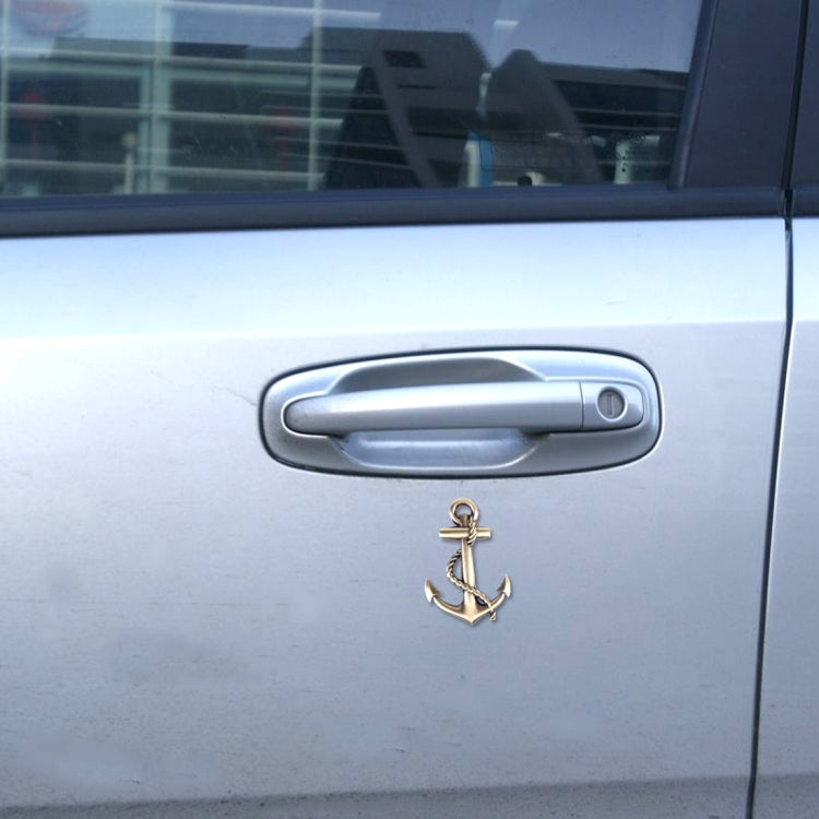 Ship Anchor Shape Car Auto Metal Free Stickers, Anchor