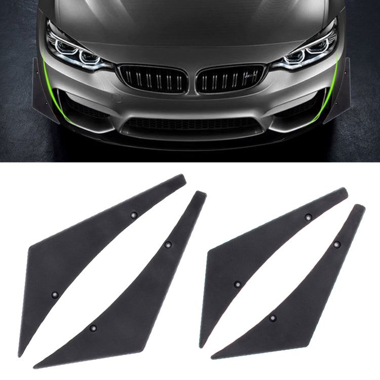 4 PCS Car-Styling Blade Decorative Sticker , Blade Decorative Sticker, Blade Decorative Sticker (Carbon Fiber)