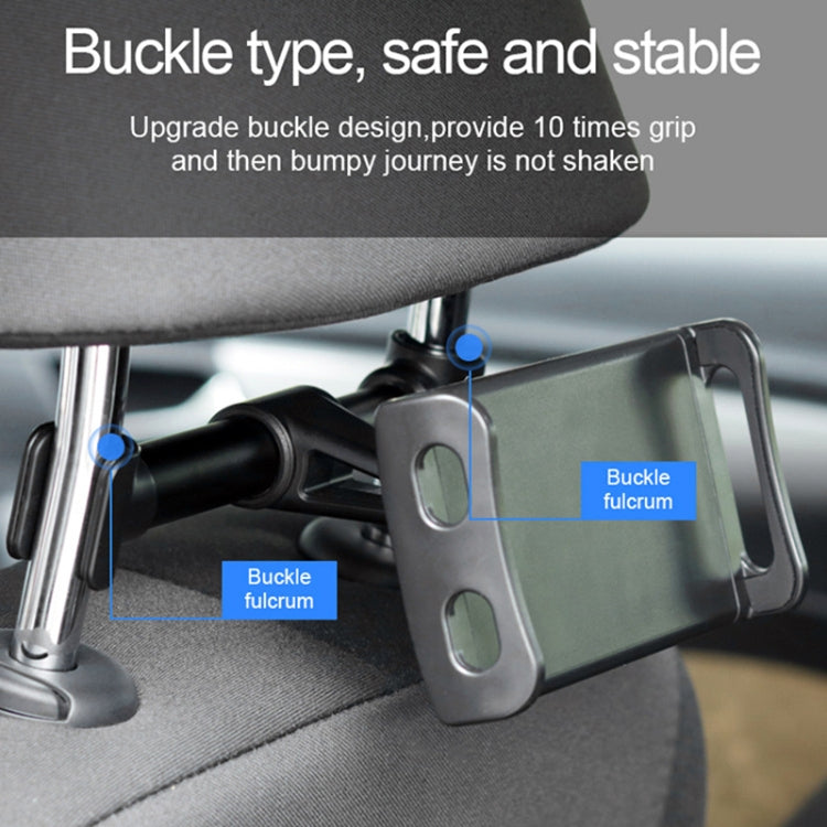 Versatile Tablet and Mobile Phone Holder for Car Seatbacks