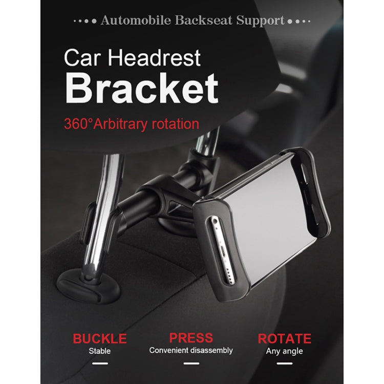 Versatile Tablet and Mobile Phone Holder for Car Seatbacks