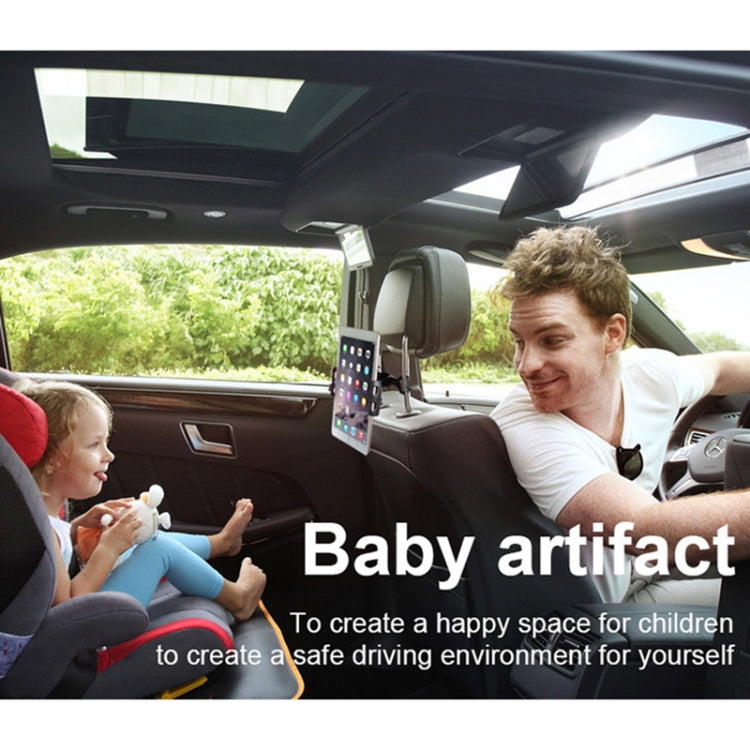 Versatile Tablet and Mobile Phone Holder for Car Seatbacks