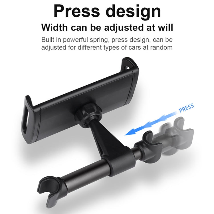 Versatile Tablet and Mobile Phone Holder for Car Seatbacks