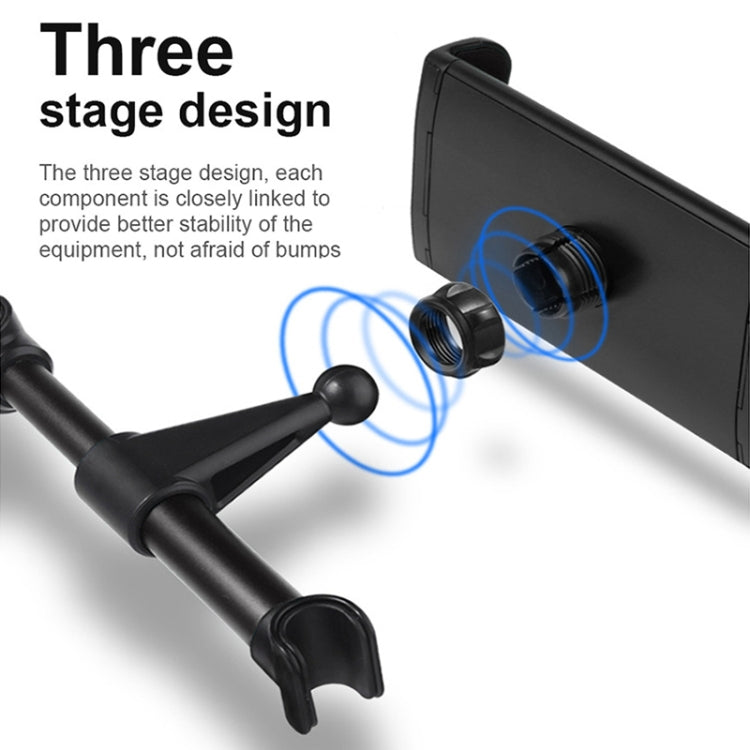Versatile Tablet and Mobile Phone Holder for Car Seatbacks