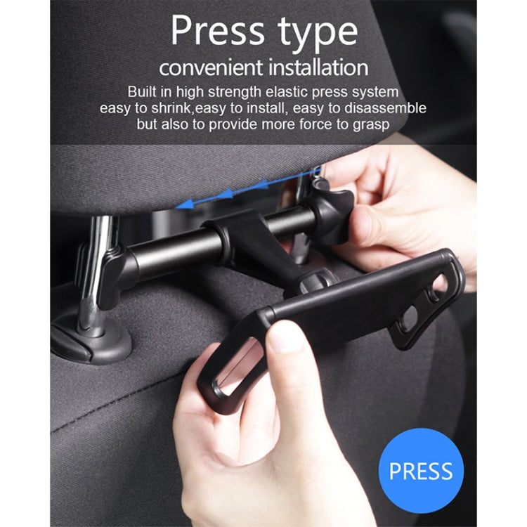 Versatile Tablet and Mobile Phone Holder for Car Seatbacks