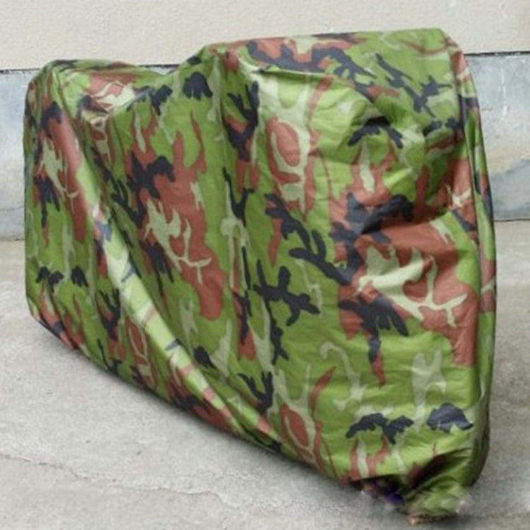 190T Polyester Taffeta All Season Waterproof Sun Motorcycle Mountain Bike Cover Dust & Anti-UV Outdoor Camouflage Bicycle Protector, Size: XL