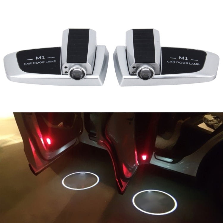 2 PCS Intelligent Induction HD Projection Car Door Welcome Lamps Display Logo for Jeep