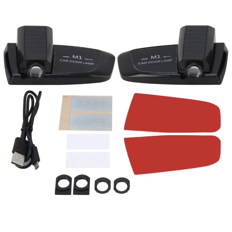 2 PCS Intelligent Induction HD Projection Car Door Welcome Lamp Display Logo for Volkswagen