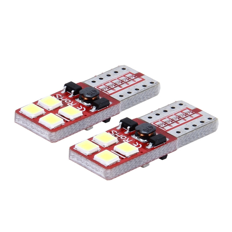 2 PCS T10 3W 300 LM 6000K Constant Current Car Clearance Light with 8 SMD-2835 Lamps, DC 9-18V
