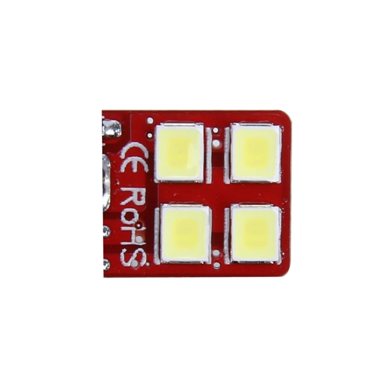 2 PCS T10 3W 300 LM 6000K Constant Current Car Clearance Light with 8 SMD-2835 Lamps, DC 9-18V