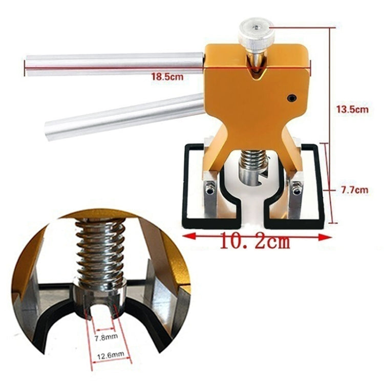 40 in 1 Auto Car Metal PDR Dent Lifter-Glue Puller Tab Hail Removal Paintless Car Dent Repair Tools Kit, with 20W Glue Gun, US Plug or EU Plug