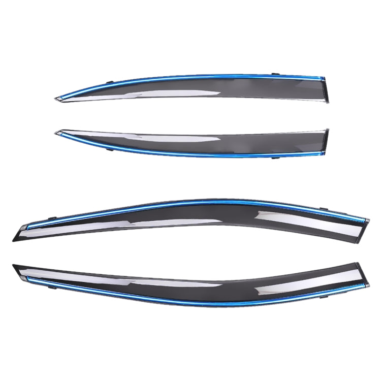 4 PCS Window Sunny Rain Visors Awnings Sunny Rain Guard for Honda CITY 2009-2014 Version, For Honda CITY 2009-2014