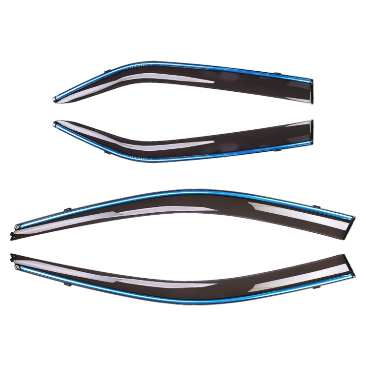 4 PCS Window Sunny Rain Visors Awnings Sunny Rain Guard for Toyota Camry 2012-2017 Version Seventh Generation, For Toyota Camry 2012-2017