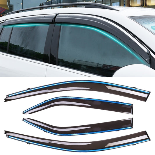 4 PCS Window Sunny Rain Visors Awnings Sunny Rain Guard for Toyota Camry 2012-2017 Version Seventh Generation, For Toyota Camry 2012-2017