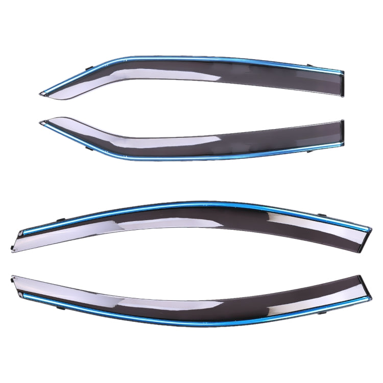 4 PCS Window Sunny Rain Visors Awnings Sunny Rain Guard for Toyota Corolla 2014-2018 Version, For Toyota Corolla 2014-2018