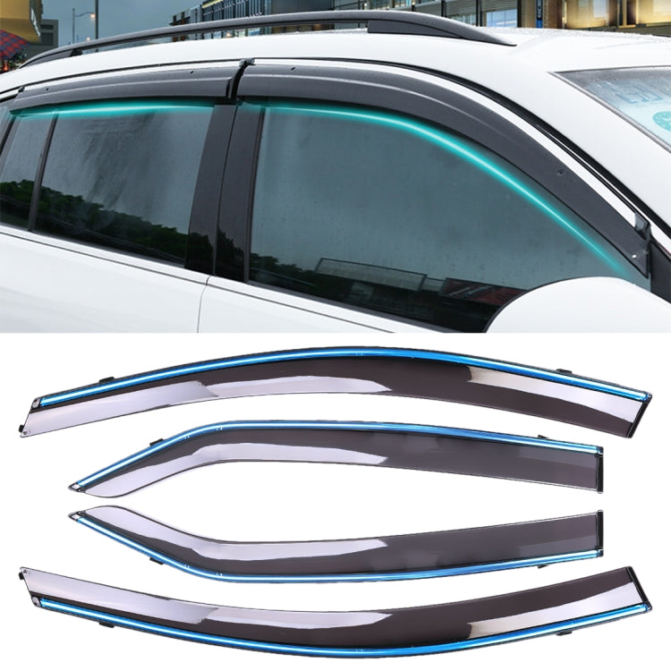 4 PCS Window Sunny Rain Visors Awnings Sunny Rain Guard for Toyota Corolla 2014-2018 Version, For Toyota Corolla 2014-2018
