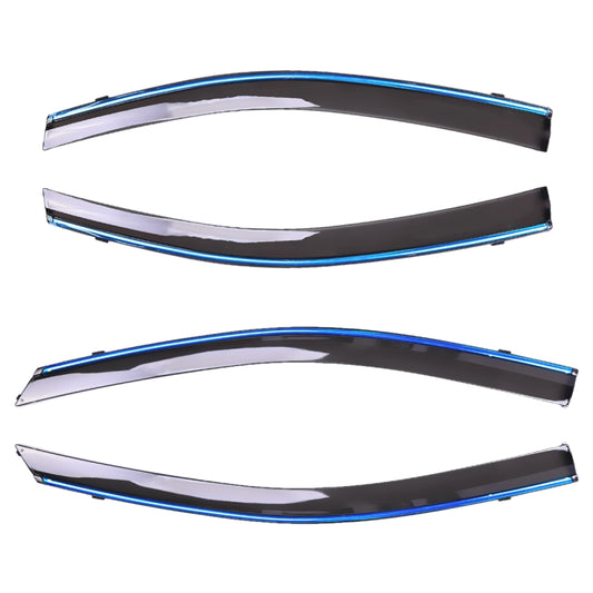 4 PCS Window Sunny Rain Visors Awnings Sunny Rain Guard for Toyota Vios 2014-2018 Version, For Toyota Vios 2014-2018