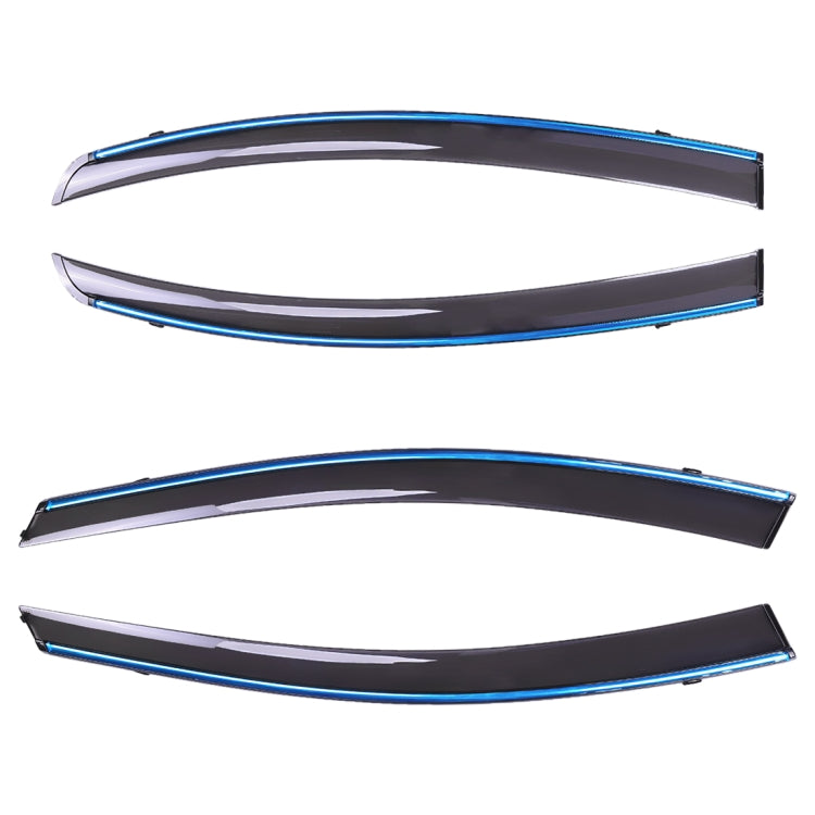 4 PCS Window Sunny Rain Visors Awnings Sunny Rain Guard for Honda CITY 2015-2018 Version, For Honda CITY 2015-2018