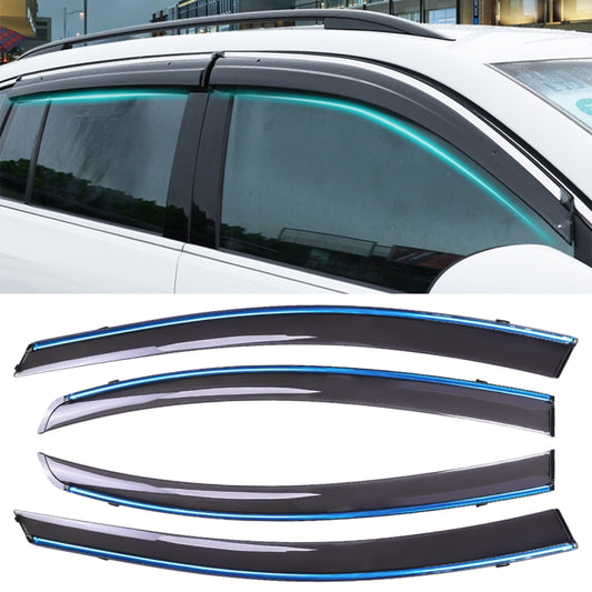 4 PCS Window Sunny Rain Visors Awnings Sunny Rain Guard for Honda CITY 2015-2018 Version, For Honda CITY 2015-2018