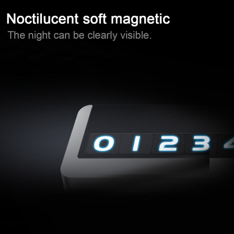 Stylish Magnetic Temporary Parking Card for Your Car