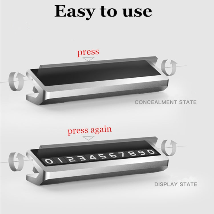 Stylish Magnetic Temporary Parking Card for Your Car