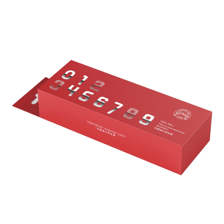 Stylish Magnetic Temporary Parking Card for Your Car