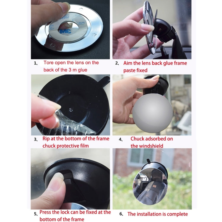 Revolutionary 360° Adjustable Baby Safety Mirror for Car - 75mm Convex View