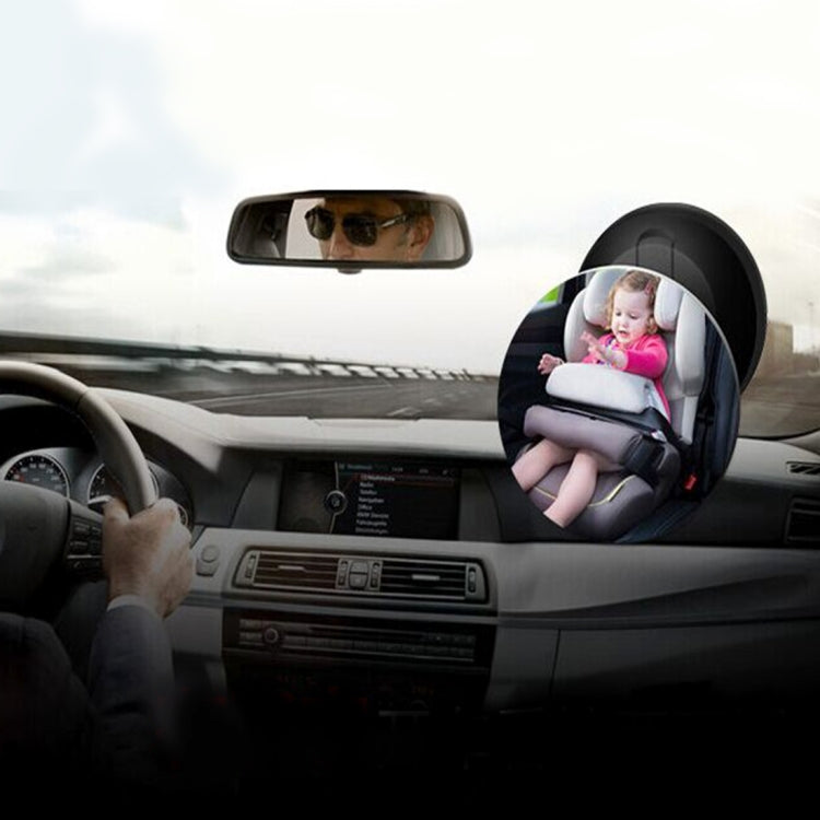 Revolutionary 360° Adjustable Baby Safety Mirror for Car - 75mm Convex View