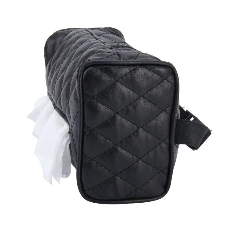 Luxury Leather Car Visor and Backseat Tissue Holder