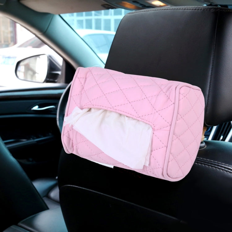 Luxury Leather Car Visor and Backseat Tissue Holder