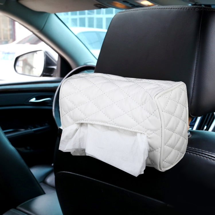 Luxury Leather Car Visor and Backseat Tissue Holder