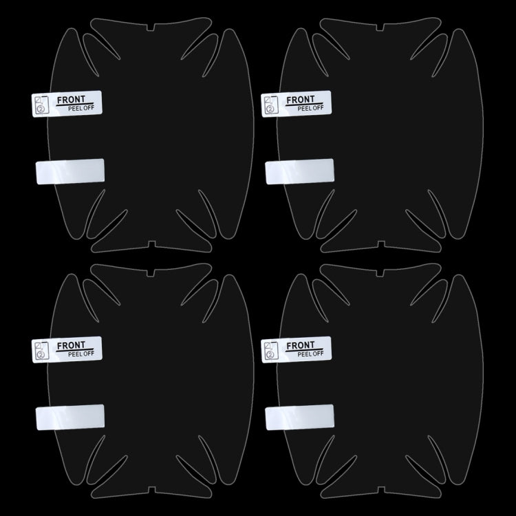 4 PCS Car Auto OPVC Door Bowl Handle Anti-scratch Protective Film for Nissan, For Nissan