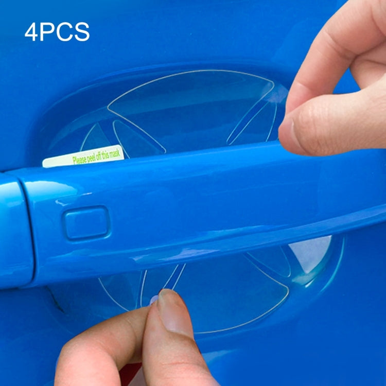 4 PCS Car Auto OPVC Door Bowl Handle Anti-scratch Protective Film for Nissan, For Nissan