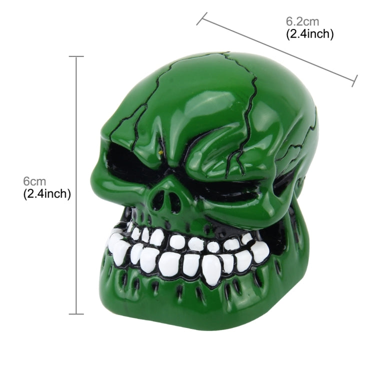 Skull Shaped Gear Shift Knob with Customisable Rubber Covers – Universal Fit for Every Car