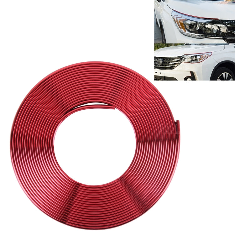 2m High Quality Car Headlight External Frame Decorative Strip Car Wheel Hub Trim Mouldings Shining Decoration Strip Automobile Network Decorative Strip, 2m