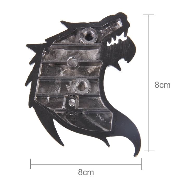 Wolf Head Shape Shining Metal Car Free Sticker, Wolf Head 1, Wolf Head2, Wolf Head 2