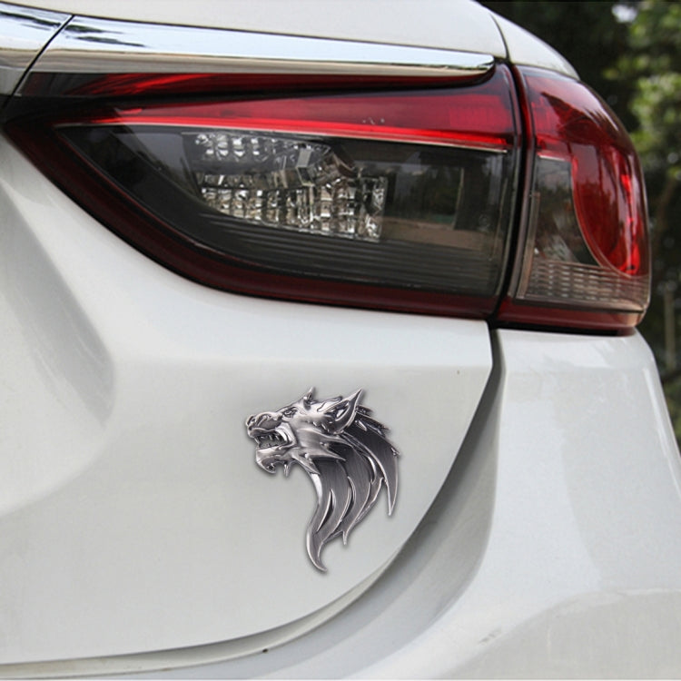 Wolf Head Shape Shining Metal Car Free Sticker, Wolf Head 1, Wolf Head2, Wolf Head 2