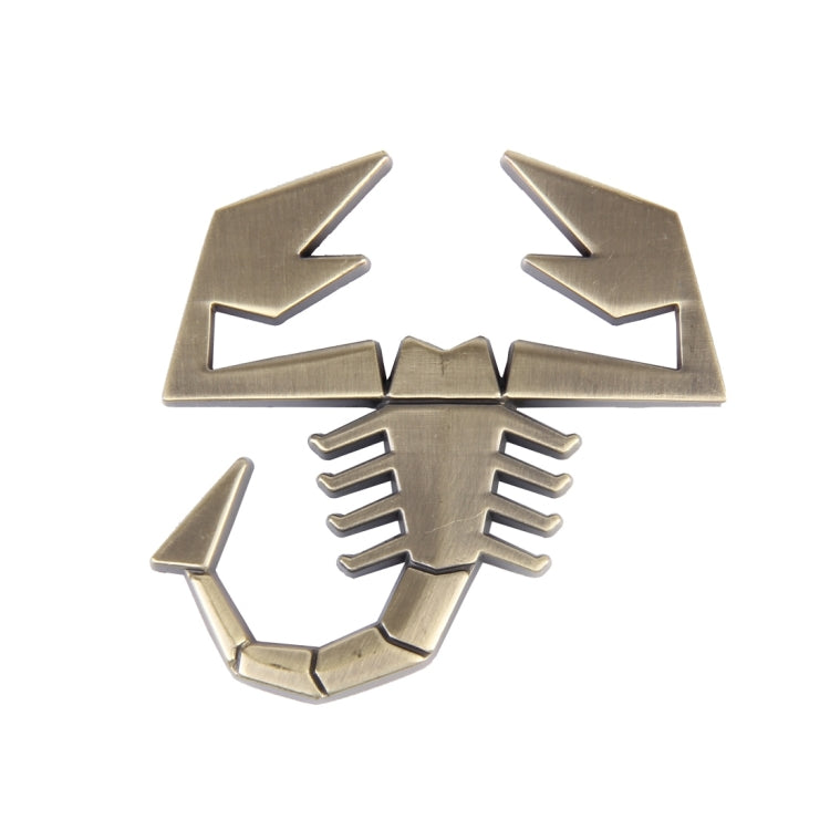 Scorpion Shape Shining Metal Car Free Sticker, Scorpion