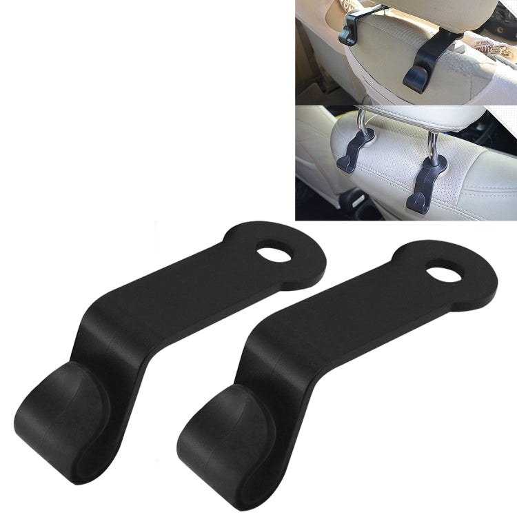 Set of 2 Car Backseat Organiser Hooks - 1.5kg Capacity for Your Bags and Accessories